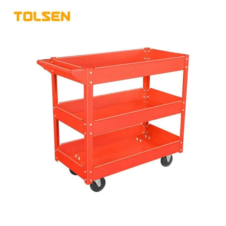 TOLSEN THREE TRAY TOOL CART