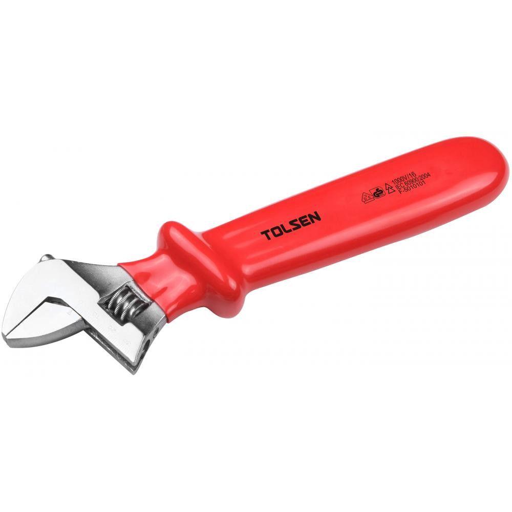 TOLSEN INSULATED ADJUSTABLE WRENCH 10"