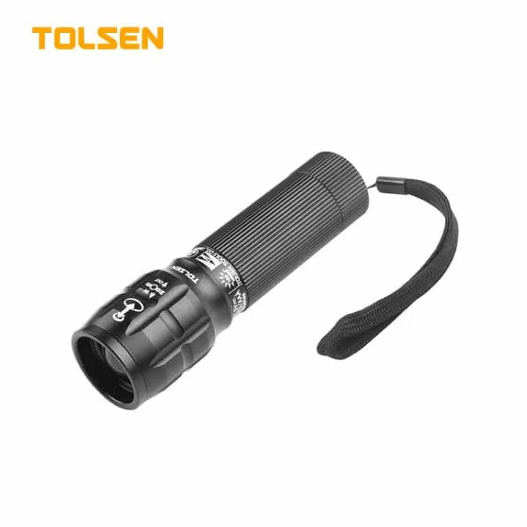 TOLSEN LED FLASHLIGHT WITH ZOOM FUNCTION