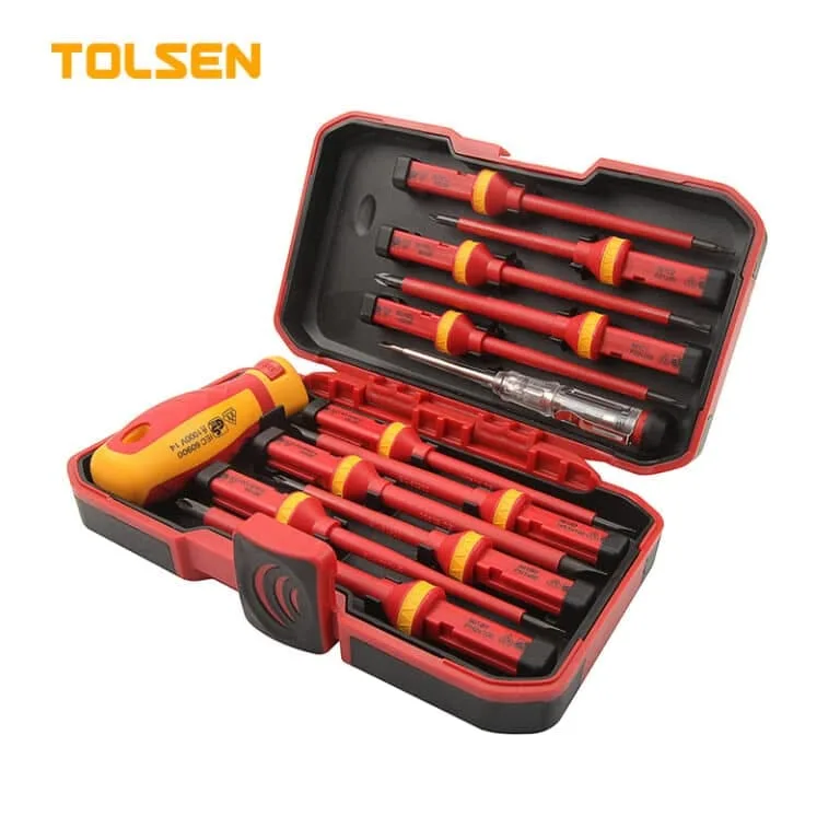 TOLSEN VDE INSULATED SCREWDRIVER SET 13P