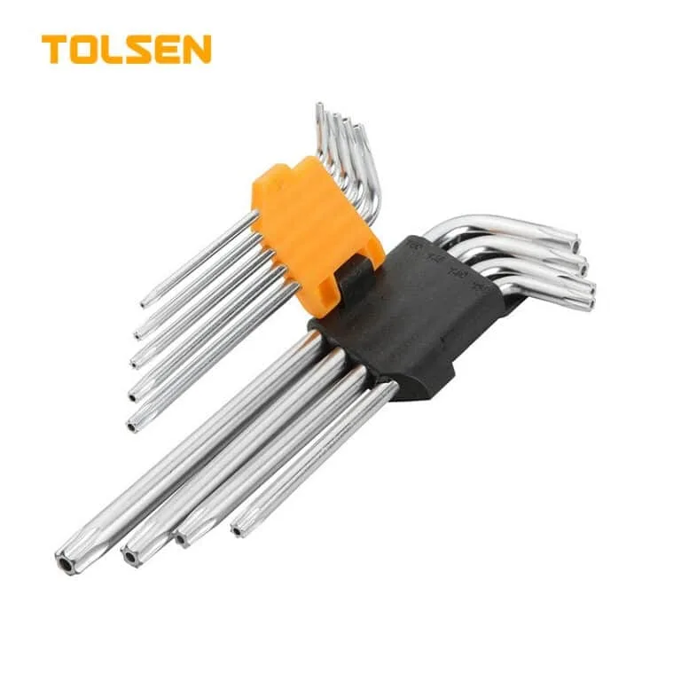 TOLSEN STAR ALAN KEY SET LONG ARM 9PCS
