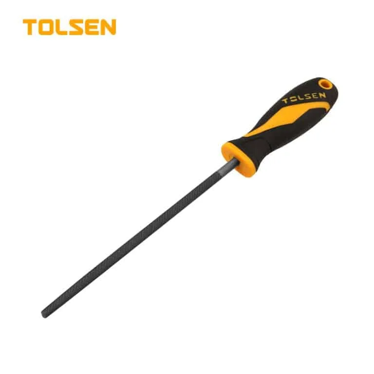 TOLSEN STEEL FILES (ROUND) 8"