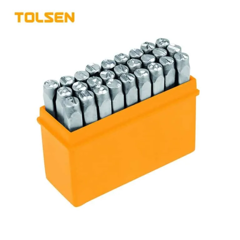 TOLSEN LETTER PUNCH SET 27PCS