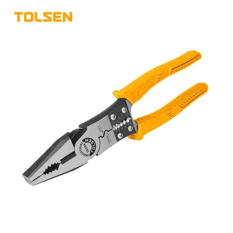 TOLSEN MULTI-FUNCTION STRIPPING COMBINATION PLIERS (INDUSTRIAL)