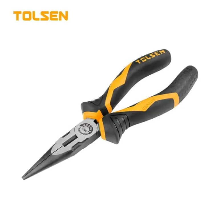 TOLSEN LONG NOSE PLIERS(INDUSTRIAL) 6"